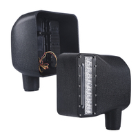 Bienvenue miroir Con Luz Para Led pour porte Auto, lumière latérale de voiture, rétroviseurs de remorquage, lumières de lampe de flaque d'eau pour Logo de voiture Cu