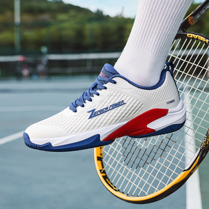 Conception <span class=keywords><strong>de</strong></span> maille <span class=keywords><strong>de</strong></span> chaussures <span class=keywords><strong>de</strong></span> padel <span class=keywords><strong>de</strong></span> tennis et <span class=keywords><strong>de</strong></span> pickleball blanches <span class=keywords><strong>de</strong></span> qualité professionnelle avec logo <span class=keywords><strong>personnalisable</strong></span> d'OEM <span class=keywords><strong>de</strong></span> caractéristique d'absorption des chocs - Product Image 2