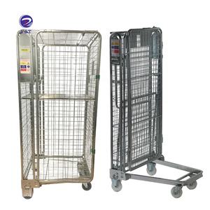 กรงเหล็กม้วนตาข่าย4ด้านรักษาความปลอดภัยสำหรับการขนส่งโลจิสติกแบบกำหนดเอง - Product Image 3