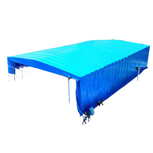 Auvent coulissant Xinxingyuan avec structure en acier et toile anti-grattage, pour entrepôt extérieur, protection contre la pluie et pare-soleil pour voiture - Product Image 2