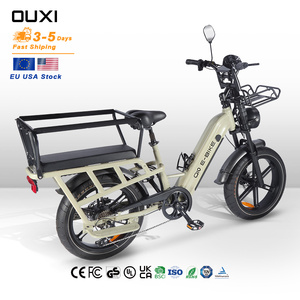 Vélo électrique de livraison OUXI Q10 Professional Last Mile, 750W, puissant, avec pneus larges de 20 pouces et panier avant - Product Image 1