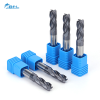 BFL Carburo de tungsteno 4 flautas Desbaste End Mill Fresadora Herramientas