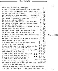 Citas de amor, guiones motivacionales inspiradores, planificador, pegatinas, refranes, letras, diario estético, diario, álbum de recortes, manualidades artísticas - Product Image 2