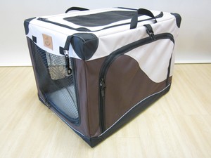 Caja de transporte de poliéster para mascotas con refuerzo de metal, caja de cartón con logotipo personalizado deportivo para perros, jaulas sólidas para mascotas, portadores y cremallera para casas - Product Image 3