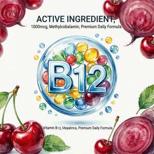 Tabletas Vegetarianas de Vitamina B12 1000mcg OEM, 60 Unidades, Suplemento Dietético de Marca Privada a Base de Plantas para Niños y Adolescentes - Product Image 2