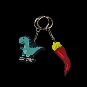 Design 2024 New OEM Custom logo Simulation 3D Keychains Can Shape Key Holders to Give Mini Gifts with Letter Pvc Keychains - Product Image 4