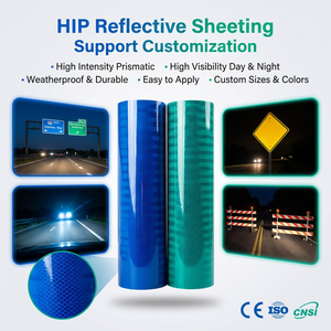 Vinyle réfléchissant prismatique de haute intensité - Matériau réfléchissant économique imprimable pour dé<span class=keywords><strong>coupe</strong></span> au traceur pour les signalisations routières - Product Image 1