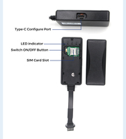 Rastreador GPS para Vehículos, Dispositivo de Rastreo GPS 4G OBD
