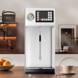 Machine à café automatique commerciale et distributeur d'eau chaude avec <span class=keywords><strong>mousseur</strong></span> à vapeur pour la préparation de cappuccino et de thé au lait - Product Image 6
