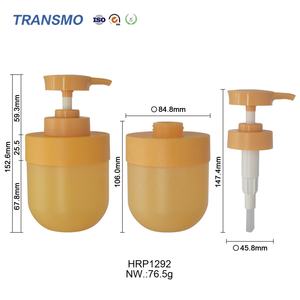 Envase de Plástico Ecológico de 300g para Gel de Ducha y Champú, con Bomba Dosificadora, para Crema Corporal y Loción, Botella para el Cuidado de la Piel - Product Image 2