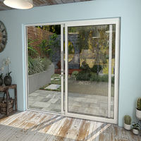 Ventanas Corredizas Fijas de PVC, Ventanas Abatibles y Puertas Abatibles Resistentes al Viento y al Sonido, Aptas para Hogares