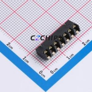 GT-BTP30007-0350B-019B Blade/Spring Contact <b>Battery</b> <b>Connector</b> SMD,P=3mm <b>Connector</b> Spring Contact Type 3mm 7P Vertical Mount - Product Image 2