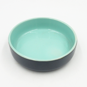 De alta calidad de cerámica <span class=keywords><strong>verde</strong></span> Pet al por mayor/alimentación de gato de cerámica plato de mascotas - Product Image 5