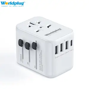 Worldplug USB Type C Worldwide Adaptor Universal International Power Adapter Plug Travel Adapter