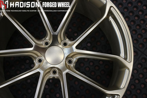 Rines Personalizados de Aleación Forjada en Oro Congelado <span class=keywords><strong>PCD</strong></span> 5x130 5x112 Compatibles con <span class=keywords><strong>Porsche</strong></span> Cayenne <span class=keywords><strong>Macan</strong></span> - Product Image 3