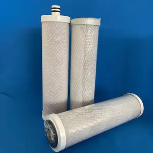 Filter NSF Karbon Aktif Sinter Tersertifikasi 10 ''CTO Block Water Filter Cartridge Water Filter