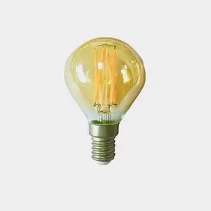 Hot Selling amber G45 3W LED filament bulb E14 Copper base 2700K led lighting