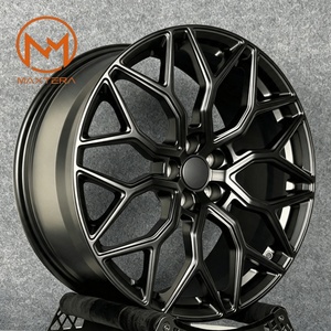 Jantes de voiture pour passagers Maxtera forgées sur mesure, style HF2, finition satinée noire, pour Audi, BMW, Tesla, Mustang, Camaro, Lexus, <span class=keywords><strong>Jaguar</strong></span>, AMG, jantes en alliage - Product Image 2
