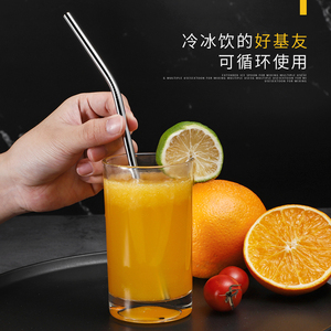 Pajita de Metal Reutilizable Ecológica de Acero Inoxidable 18/8 para Beber - Product Image 5