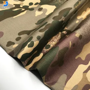 Jinda Greta Print Dyed Solid Colors Polyester Cotton Dyed T/C 80/20 Uniform Printed Camo MULTICAM W/R PD Fabric