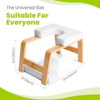 Chaise de yoga pour exercices de maintien debout, banc de sport pour l'équilibre, le renforcement du tronc, la relaxation en position inversée, promotion sportive