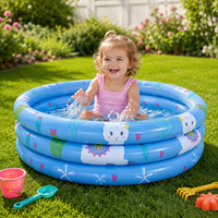 Beliebter Garten-Baby-Badewannenpool in verschiedenen Größen, bedruckter aufblasbarer PVC-Swimmingpool für drinnen und draußen