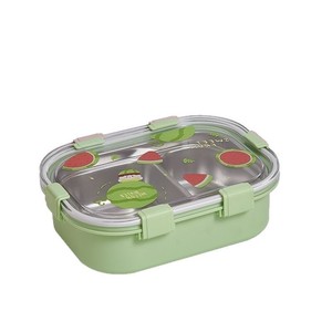 Cute Fruit Pattern Visual Insulated <b>Lunch</b> <b>Box</b> for Elementary <b>School</b> Students Stainless Steel <b>Lunch</b> <b>Box</b> - Product Image 4