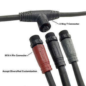 עמיד למים מחבר teip68 נחושת מגע ניילון זכר כוח 2pin 3pin 4pin 0.75 מ "מ חוט מחבר 10a 250v - Product Image 4