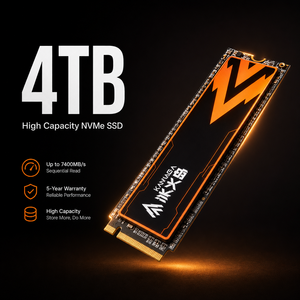 KANAGA 4TB NVMe M.2 SSD PCIe 4.0 Solution de stockage ultra-rapide pour le montage vidéo et la création de contenu - Product Image 1