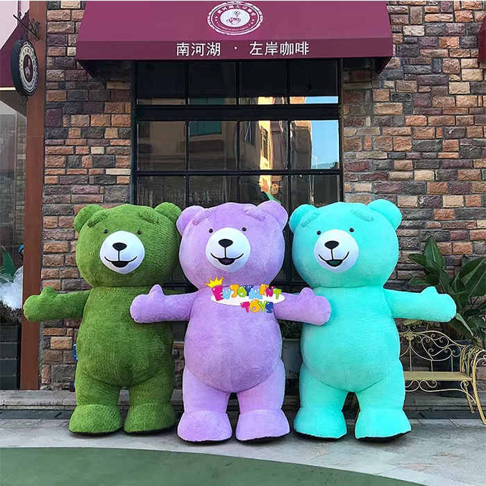 Custom Made Inflatable Teddy Bear Mascot Costume for Adults