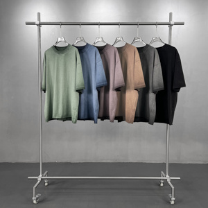 Camisetas al por Mayor con Lavado Ácido, 100% Algodón, 275 g/m², Alta Calidad, Estilo Vintage, Unisex, Camisetas Extra Grandes para Hombre - Product Image 3