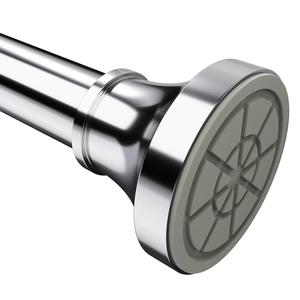 Tringle rétractable sur mesure en acier inoxydable épaissi, sans perçage, pour usage domestique - Séchage de vêtements, rideau de salle de bain, penderie - Product Image 1