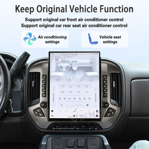 Autoradio Android avec écran tactile de 15,6 pouces pour <span class=keywords><strong>Chevrolet</strong></span> <span class=keywords><strong>Silverado</strong></span> GMC SIERRA <span class=keywords><strong>2014</strong></span>-2018, CarPlay sans fil, navigation GPS, tableau de bord numérique de voiture - Product Image 6