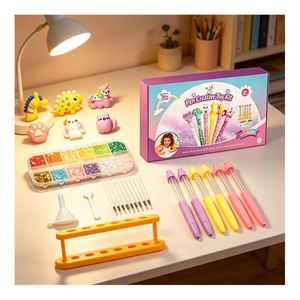 Juego de Bolígrafos de Arena Movediza, Accesorios de Arena Mágica Hechos a Mano, Juguete Creativo, Material Escolar, Caja de Regalo de Cumpleaños - Product Image 3