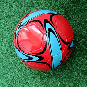 Buona qualità del pallone da calcio rosso misura <span class=keywords><strong>5</strong></span> materiale PVC cucita a macchina per squadra all'aperto partita di calcio China palloni da calcio - Product Image 4
