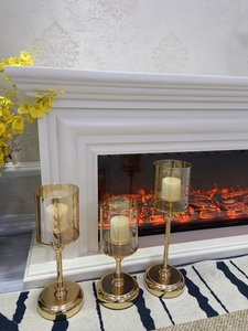 Repisa Envolvente de Ménsula para Chimenea Eléctrica de Roble Rústico Moderno Estilo Antiguo Soporte de TV para Estufa de Leña con Control Remoto para Villas - Product Image 5