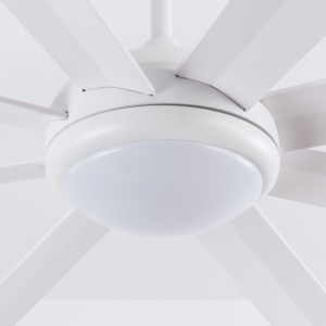 Hot bán 72 inch hiện đại Quạt trần ABS 8 lưỡi DC luồng không khí lớn LED phòng khách trang trại Quạt trần - Product Image 3