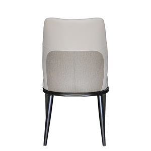 Moderna crema sedia da pranzo di lusso Soft Bag di fascia alta stile semplice luce ad arco tessuto per <span class=keywords><strong>soggiorno</strong></span> ristorante Hotel-Factory <span class=keywords><strong>Outlet</strong></span> - Product Image 4