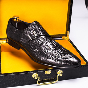 Chaussures habillées pour hommes, nouvelles et luxueuses, en cuir, chaussures habillées de haute qualité, chaussures de bureau pour hommes - Product Image 1