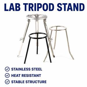 Trípode de Laboratorio Ajustable, Soporte Metálico Elevable para Lámpara de Alcohol, Experimentos de Calentamiento en Laboratorio de Química - Product Image 1