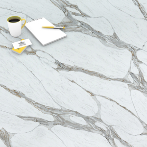 Goldtop Quartz 5005 Calacatta Macchia Modern High-Hardness Artificial Quartz Surface for <b>Kitchen</b> Dining Countertop Table Top - Product Image 5