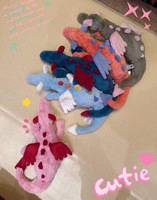 Boneka Dinosaurus Naga Super Lembut, Penghibur dengan Lapisan Jala Bersulam, Isi Kapas PP Matcha Sakura, Tas Plush USB