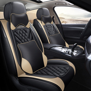 Breathable Leather <strong>Car</strong> <strong>Seat</strong> <strong>Covers</strong> Set <strong>Waterproof</strong> Automotive <strong>Seat</strong> <strong>Cover</strong> Anti-Slip Universal Fit <strong>for</strong> <strong>Cars</strong> Pick-up Trucks SUVs - Product Image 5