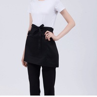 Tablier de cuisine ou de serveur imperméable en coton et polyester avec sangle à clip, imprimé sur mesure avec logo