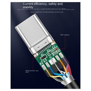SYONG USB 3,0 Tipo a Tipo C Cable de carga rápida Conductor de cobre puro Transferencia DE DATOS USB C SSD Cable de disco duro Blindaje trenzado - Product Image 4