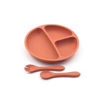 Ensemble de cuillères à ventouse divisées en silicone, sans BPA, écologiques, pour l'alimentation des nourrissons, imprimé animal, 16 pièces, multifonction