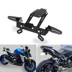 Pour 2015 2016 2017 2018 2019 2020 <span class=keywords><strong>2021</strong></span> 2022 2023 2024 2025 GSX-S1000 <span class=keywords><strong>GSXS</strong></span> 1000 /F Eliminateur de garde-boue arrière avec clignotants LED - Product Image 6