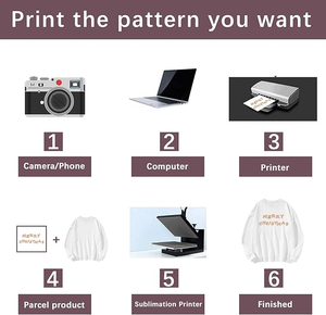 Sublimasi Crewneck poliester 2 buah Sweatshirt untuk sublimasi hoodie dewasa cetak logo kustom kaus kosong putih - Product Image 6