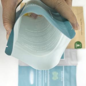 Eco Friendly Biodegradable Custom <b>Log</b> Multi-Size Food Safe <b>Stand</b> Up Pouch for Packaging - Product Image 5