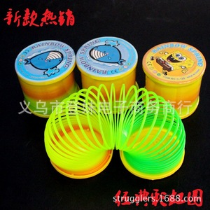 วงแหวนสปริงสีรุ้ง 5.7x6.4 ซม. ของเล่นพลาสติกแบบซ้อนสำหรับเด็กอายุ 4-6 ปี - Product Image 3